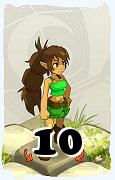 Um personagem do jogo Dofus, Feca-Ar, de nivel 10