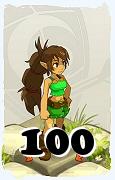 Un personaggio del gioco Dofus, Feca-Aria, al livello 100