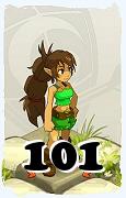 Un personnage du jeu Dofus, Sadida-Air, au niveau 101