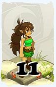 Un personnage du jeu Dofus, Féca-Air, au niveau 11