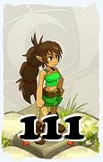 Un personnage du jeu Dofus, Eniripsa-Air, au niveau 111