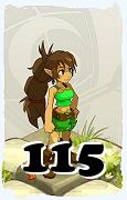 Un personnage du jeu Dofus, Féca-Air, au niveau 115