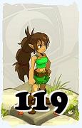 Un personnage du jeu Dofus, Féca-Air, au niveau 119