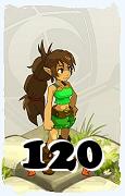 Un personnage du jeu Dofus, Féca-Air, au niveau 120