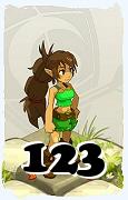 Un personnage du jeu Dofus, Féca-Air, au niveau 123