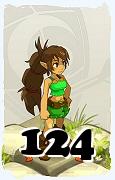 Un personnage du jeu Dofus, Osamodas-Air, au niveau 124