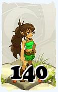 Um personagem do jogo Dofus, Feca-Ar, de nivel 140