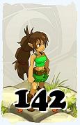 Un personnage du jeu Dofus, Pandawa-Air, au niveau 142