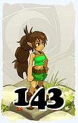 Un personnage du jeu Dofus, Ecaflip-Air, au niveau 143