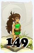 Un personaggio del gioco Dofus, Ecaflip-Aria, al livello 149