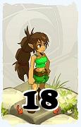 Un personnage du jeu Dofus, Féca-Air, au niveau 18