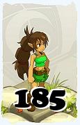 Um personagem do jogo Dofus, Feca-Ar, de nivel 185