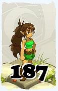 Um personagem do jogo Dofus, Feca-Ar, de nivel 187