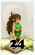 Un personnage du jeu Dofus, Féca-Air, au niveau 24