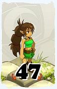 Um personagem do jogo Dofus, Feca-Ar, de nivel 47