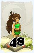 Um personagem do jogo Dofus, Feca-Ar, de nivel 48