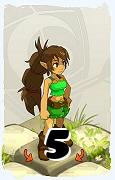 A Dofus character, Feca-Air, by level 5