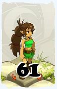 Un personnage du jeu Dofus, Iop-Air, au niveau 61