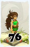 Um personagem do jogo Dofus, Cra-Ar, de nivel 76