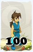 Um personagem do jogo Dofus, Sram-Ar, de nivel 100