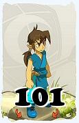 A Dofus character, Sram-Air, by level 101