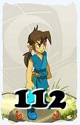 Un personnage du jeu Dofus, Féca-Air, au niveau 112