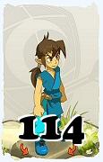 A Dofus character, Sram-Air, by level 114