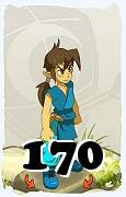 Un personnage du jeu Dofus, Féca-Air, au niveau 170