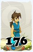 Un personnage du jeu Dofus, Féca-Air, au niveau 176