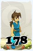 Um personagem do jogo Dofus, Cra-Ar, de nivel 178