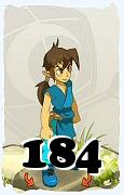 A Dofus character, Rogue-Air, by level 184