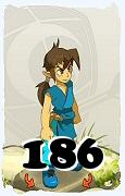 A Dofus character, Feca-Air, by level 186