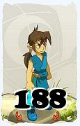 Um personagem do jogo Dofus, Cra-Ar, de nivel 188