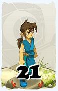 A Dofus character, Feca-Air, by level 21