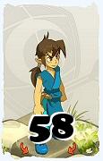 A Dofus character, Feca-Air, by level 58