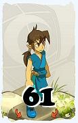 A Dofus character, Osamodas-Air, by level 61