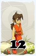 Um personagem do jogo Dofus, Roublard-Ar, de nivel 12