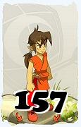 A Dofus character, Rogue-Air, by level 157