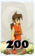 A Dofus character, Feca-Air, by level 200