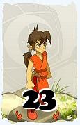 A Dofus character, Sacrier-Air, by level 23