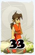 A Dofus character, Iop-Air, by level 33