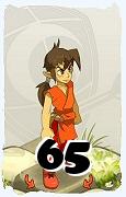 Um personagem do jogo Dofus, Feca-Ar, de nivel 65