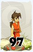 Um personagem do jogo Dofus, Feca-Ar, de nivel 97