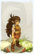 Un personnage du jeu Dofus, Féca-Air, au niveau 0