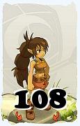 Um personagem do jogo Dofus, Feca-Ar, de nivel 108