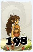 Um personagem do jogo Dofus, Cra-Ar, de nivel 198