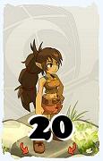 A Dofus character, Feca-Air, by level 20