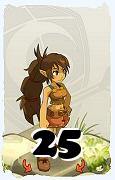 A Dofus character, Ecaflip-Air, by level 25