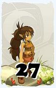 A Dofus character, Sadida-Air, by level 27