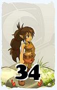 A Dofus character, Feca-Air, by level 34